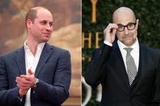 ‘This is erasure’: Stanley Tucci fans outraged after Prince William voted ‘world’s sexiest bald man’