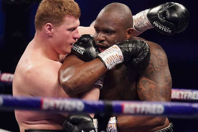 <p>Whyte beat Povetkin to become the top world heavyweight contender</p>