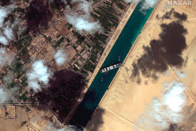 APTOPIX Egypt Suez Canal