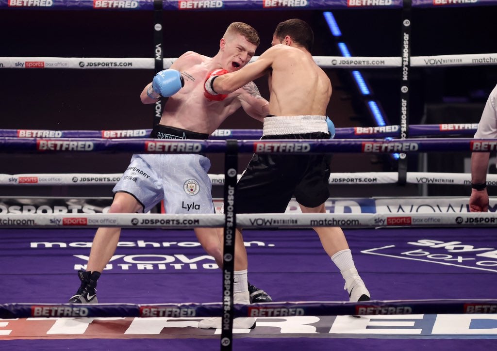 Campbell Hatton claimed a debut win in his first bout as a professional