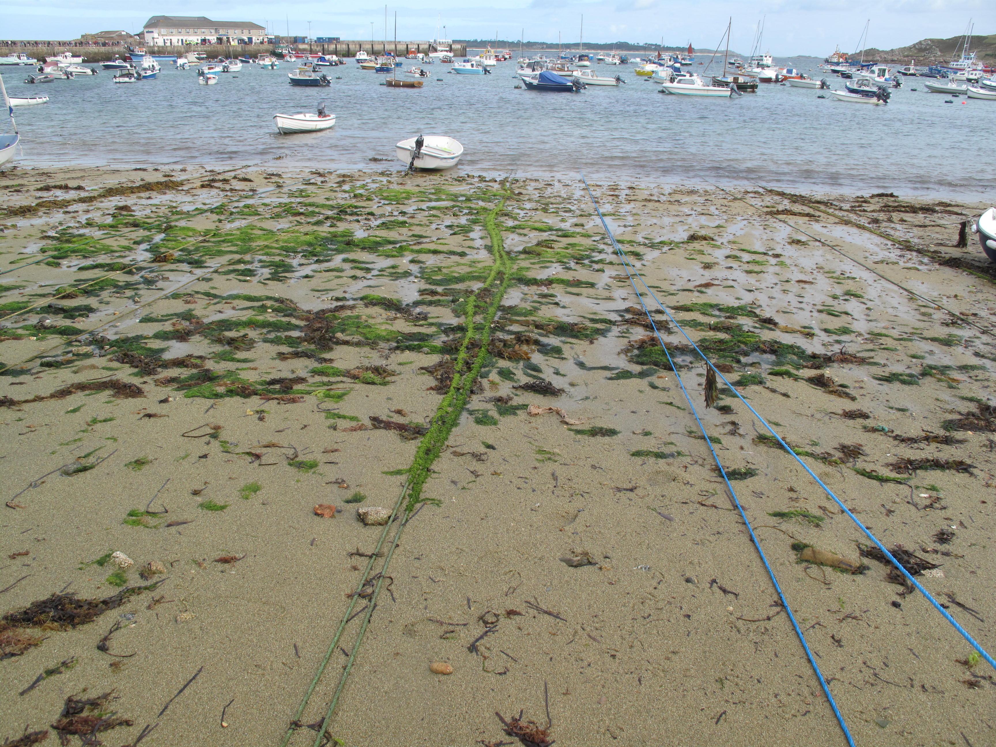 Washed up: boats at St Mary’s, Isles of Scilly