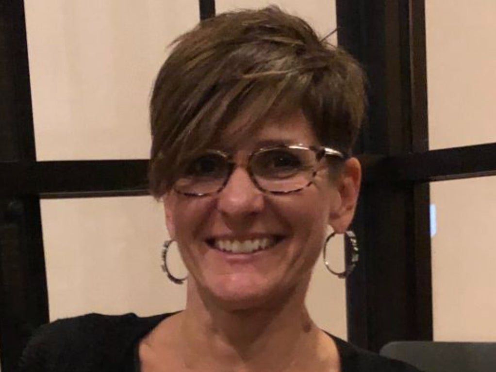 <p>Julie Eberly pictured on a fundraising page for her memorial</p>