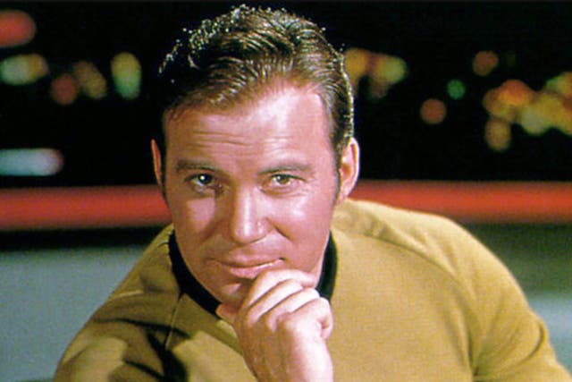 <p>William Shatner as Star Trek’s Captain Kirk</p>