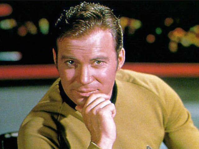 <p>William Shatner as Star Trek’s Captain Kirk</p>
