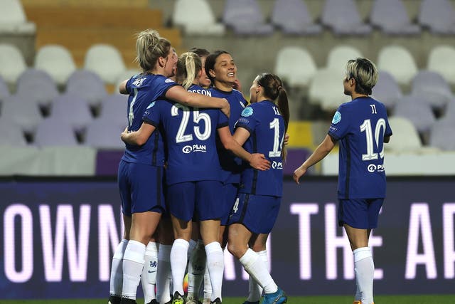 <p>Chelsea are among the teams battling for the Women’s Champions League</p>