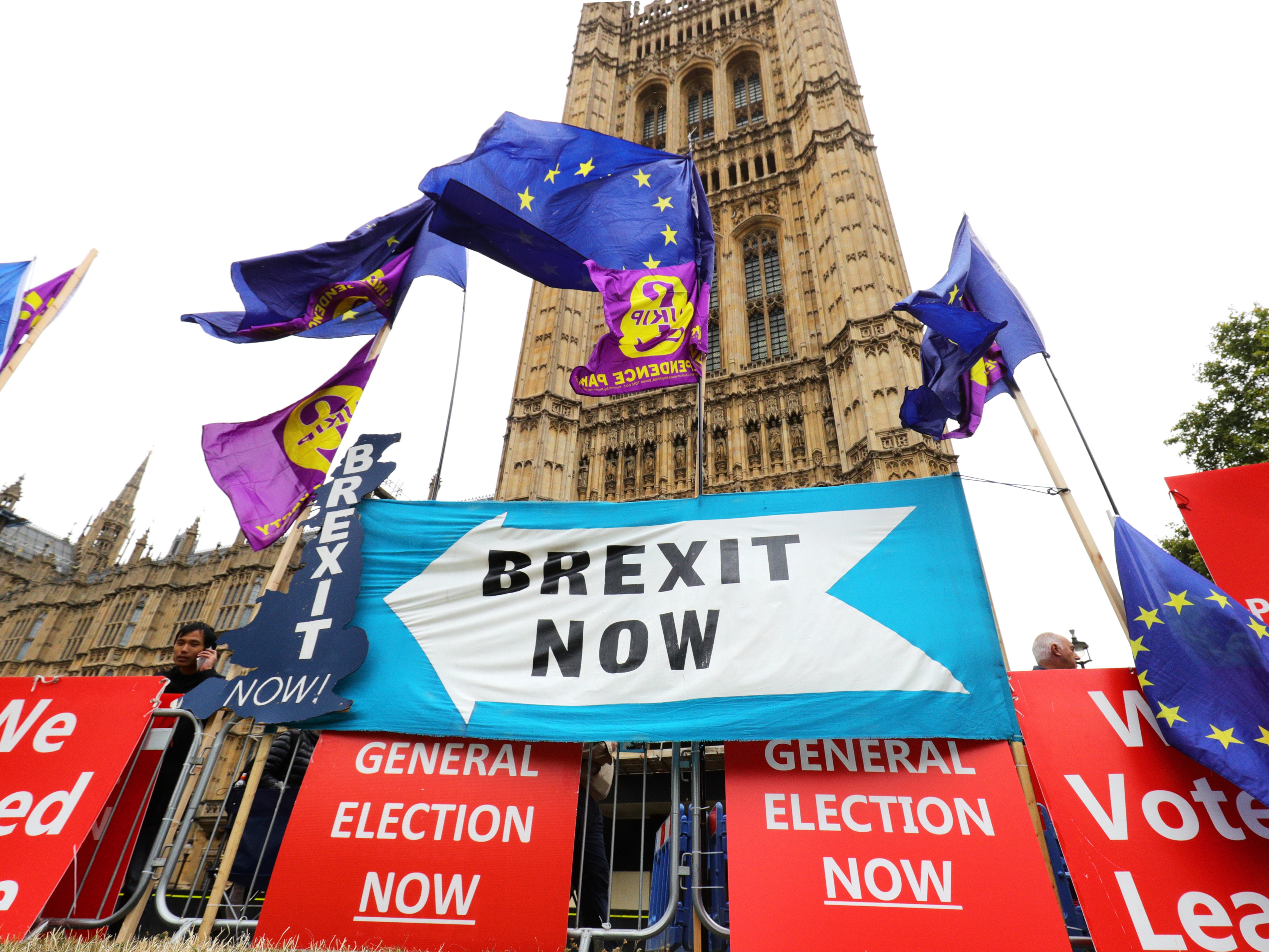 2019 saw several Brexit-related protests outside parliament