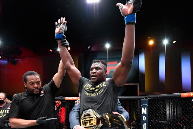 Francis Ngannou was crowned UFC heavyweight champion at UFC 260 last week