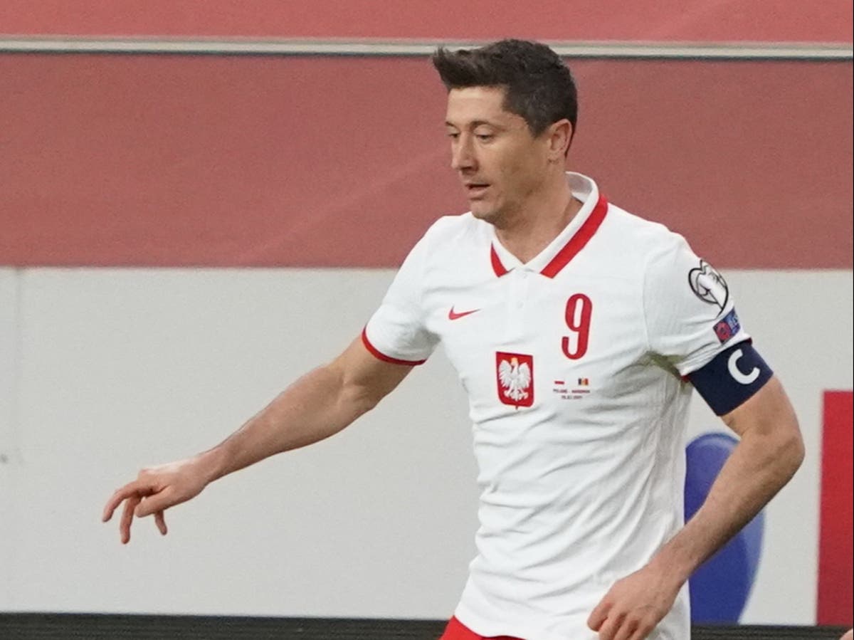 England vs Poland: Robert Lewandowski to miss World Cup qualifier due to injury