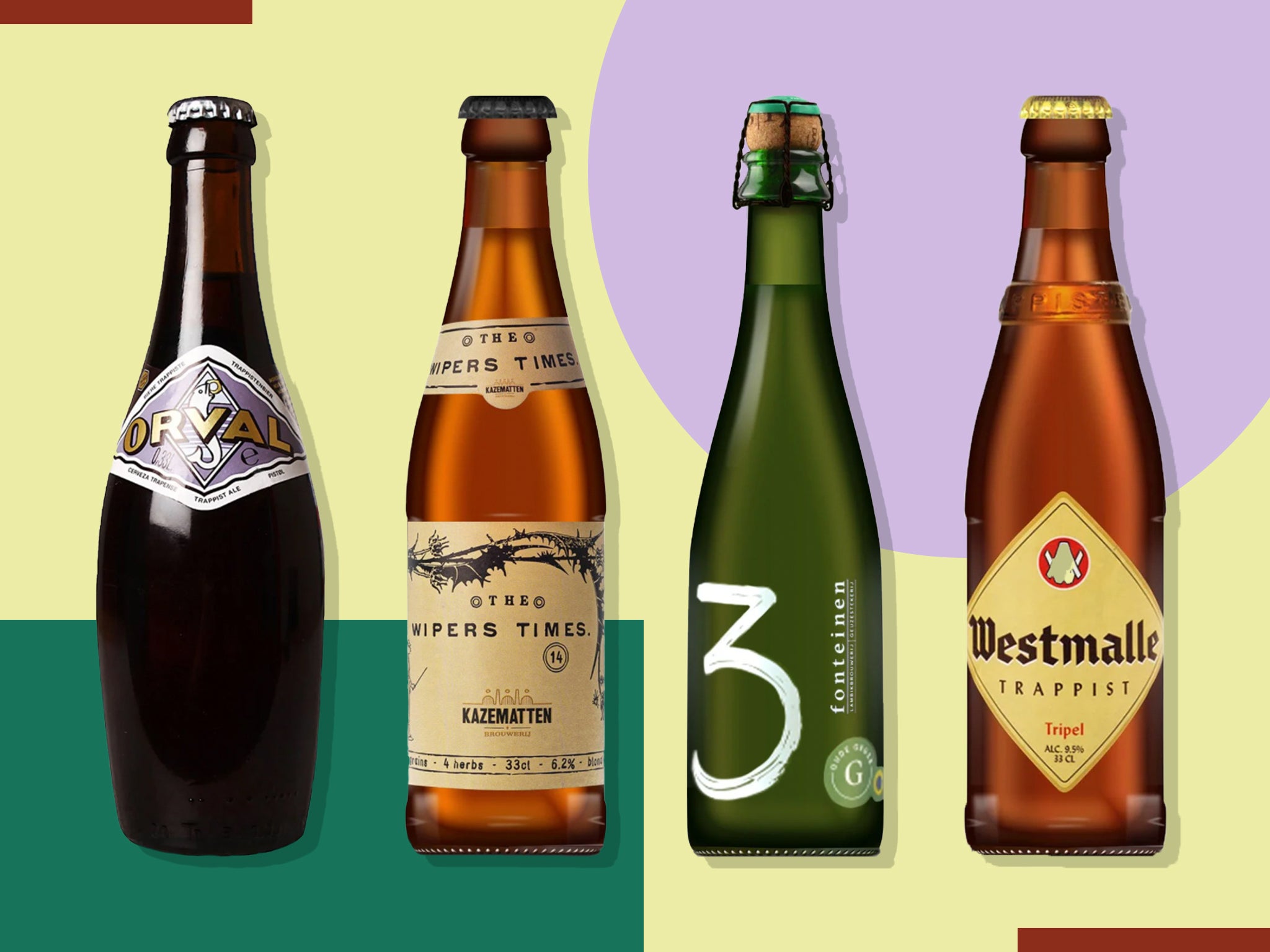 BELGIUM Lot of 20 beer labels from van Steenberge,Ertvelde A841 VeRY NiCE !! 