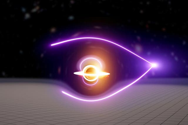 The new black hole was found through the detection of a gravitationally lensed gamma-ray burst