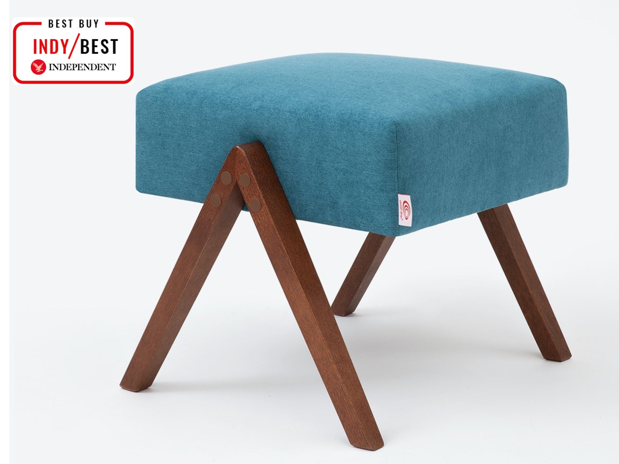 Sternzeit Design retrostar footstool, turquoise indybest.jpg