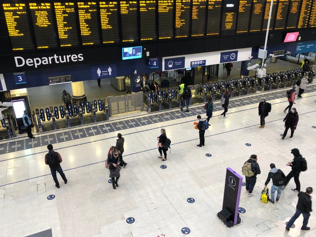 Waiting game: London Waterloo on Monday morning