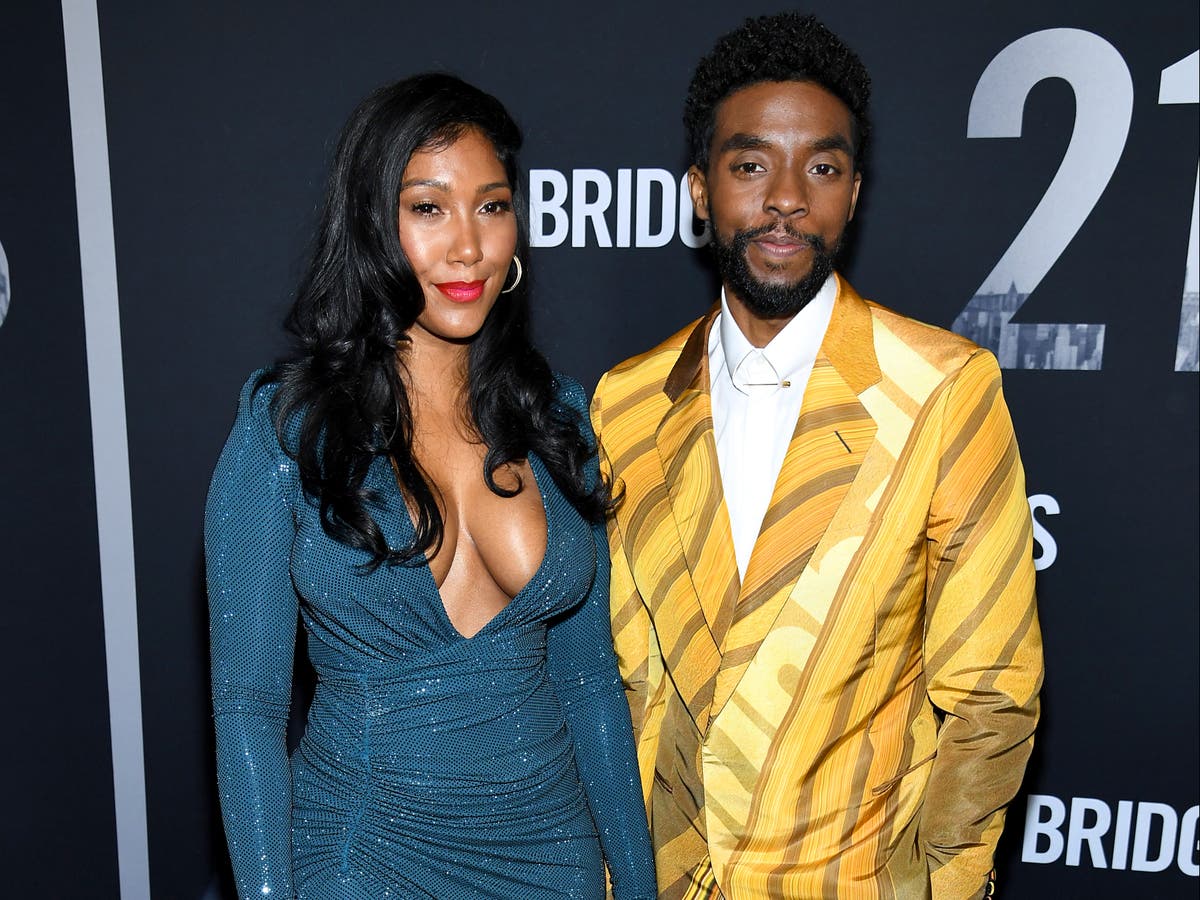 Chadwick Boseman&rsquo;s wife advocates for cancer awareness while accepting award for late actor: &lsquo;Please get screened&rsquo;