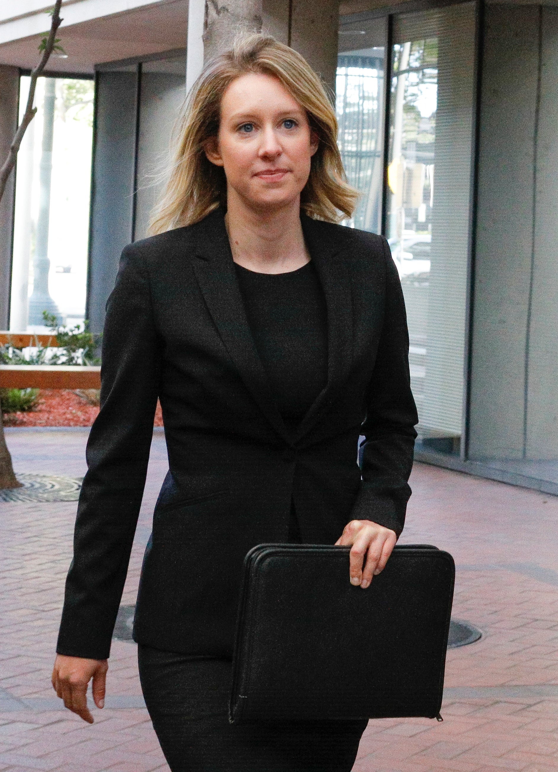 Elizabeth Holmes appears at a status hearing on 17 July 2019 in San Jose, California