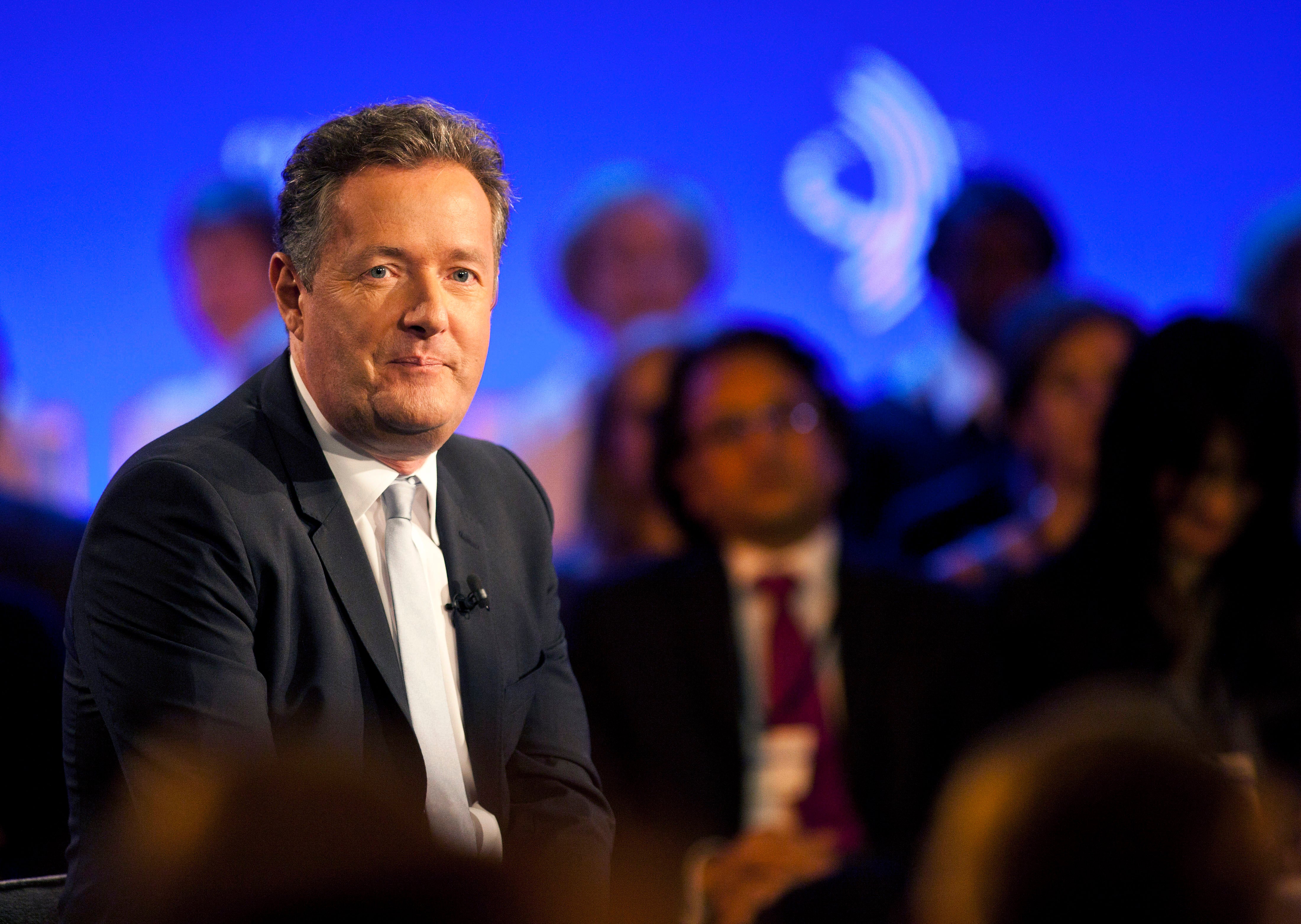 <p>File Image: Piers Morgan, speaks during a taping of CNN's Piers Morgan Tonight at the annual Clinton Global Initiative (CGI) meeting on 25 September 2013 in New York City</p>