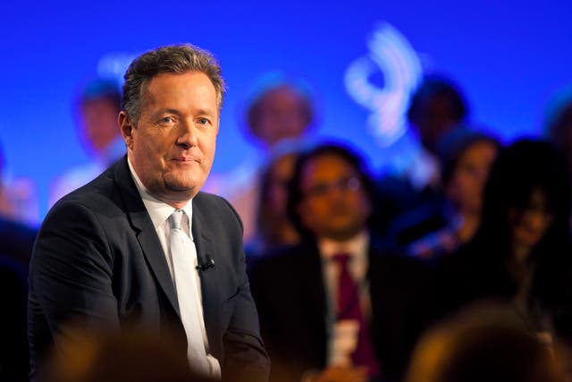 <p>File Image: Piers Morgan, speaks during a taping of CNN's Piers Morgan Tonight at the annual Clinton Global Initiative (CGI) meeting on 25 September 2013 in New York City</p>