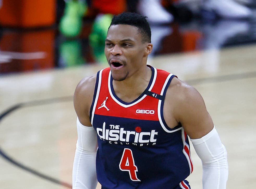 <p>Russell Westbrook led the Washington Wizards past the Indiana Pacers with a stunning triple-double</p>