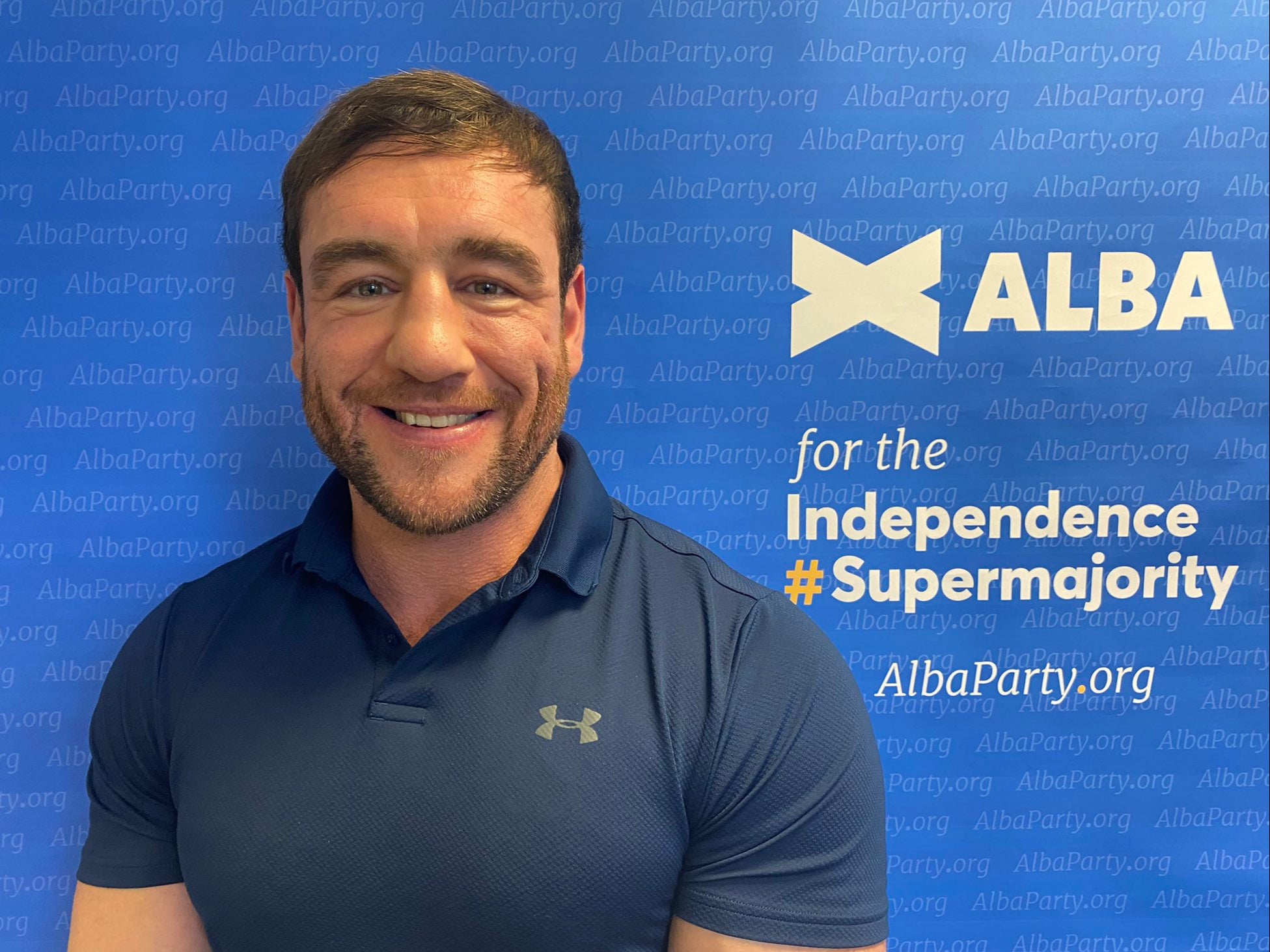 Alba Party candidate Alex Arthur