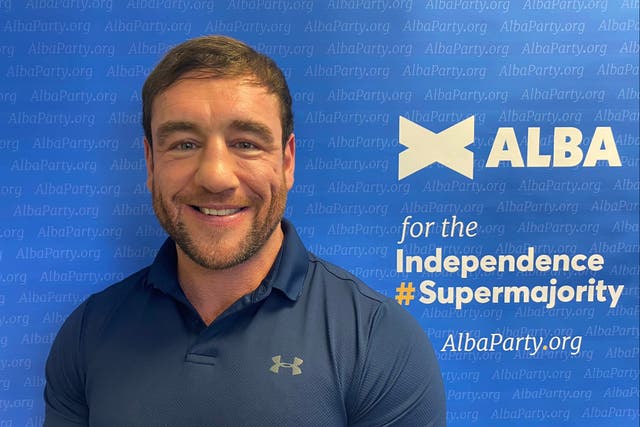 Alba Party candidate Alex Arthur
