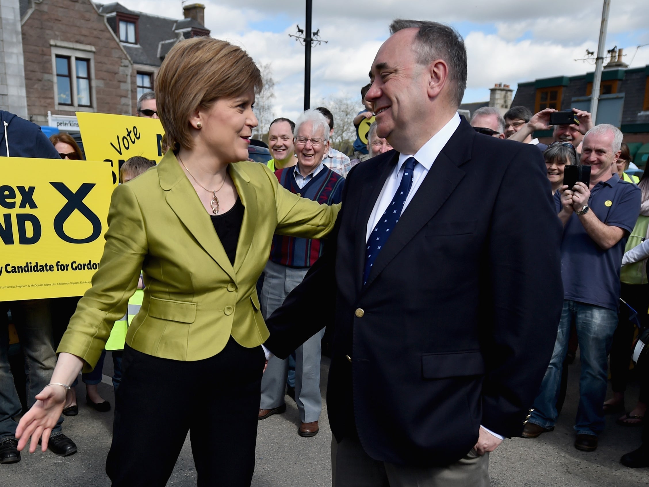 Sturgeon and Salmond in happier times