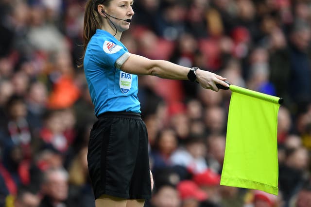 Premier League assistant referee Sian Massey-Ellis 
