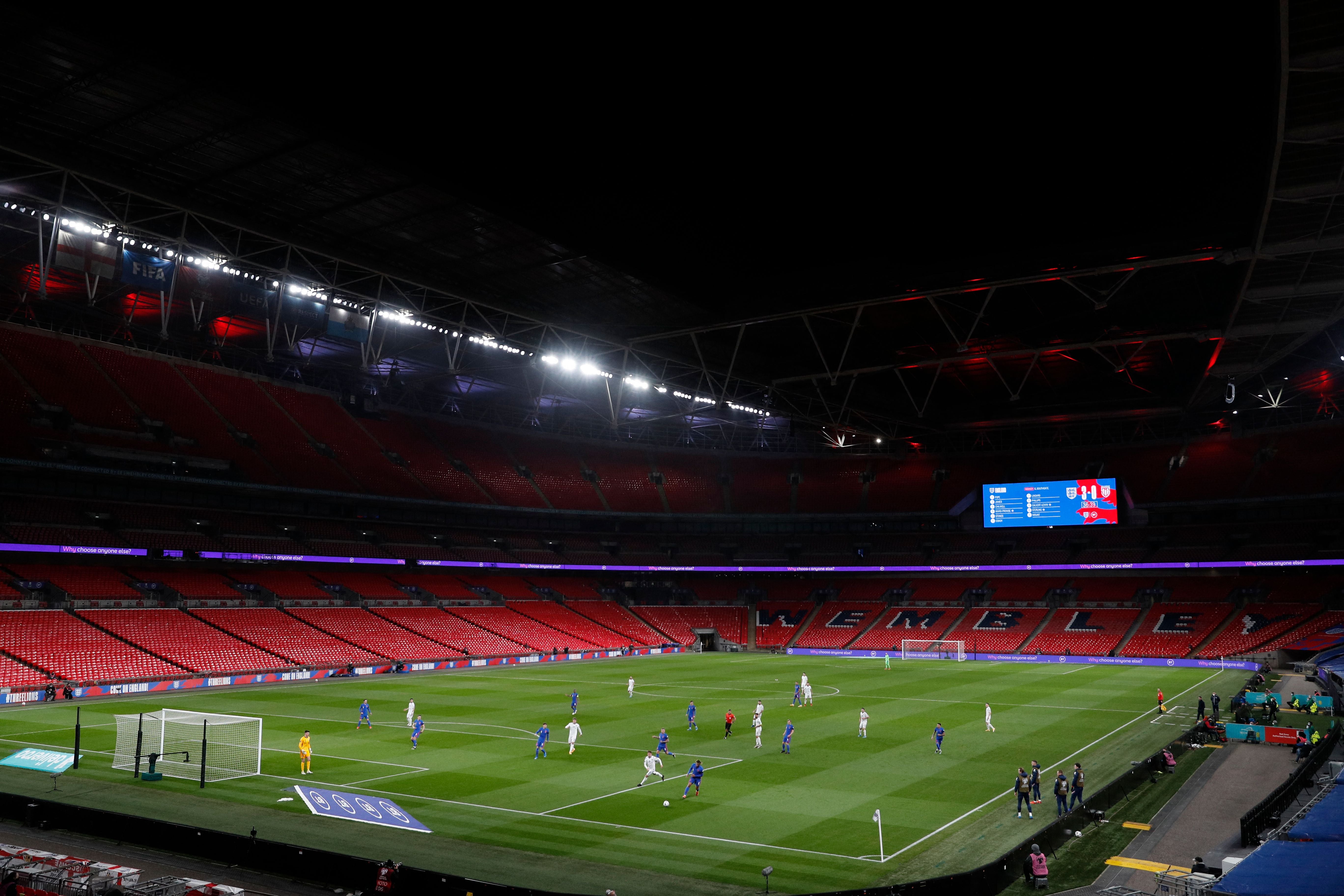 Wembley Stadium will host the semi-finals and final of the tournament
