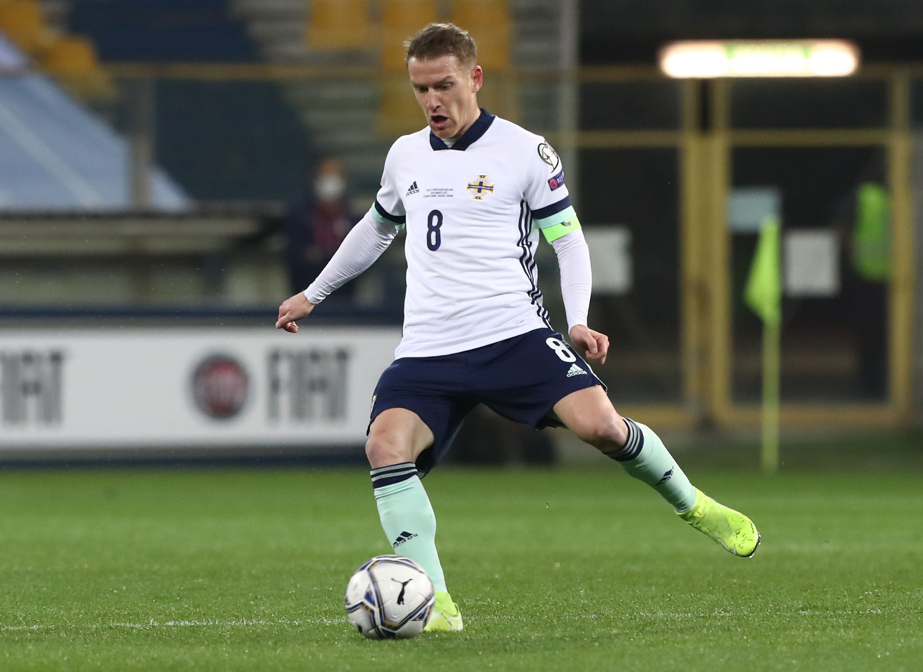 Northern Ireland captain Steven Davis is set to make a record-breaking appearance against Bulgaria