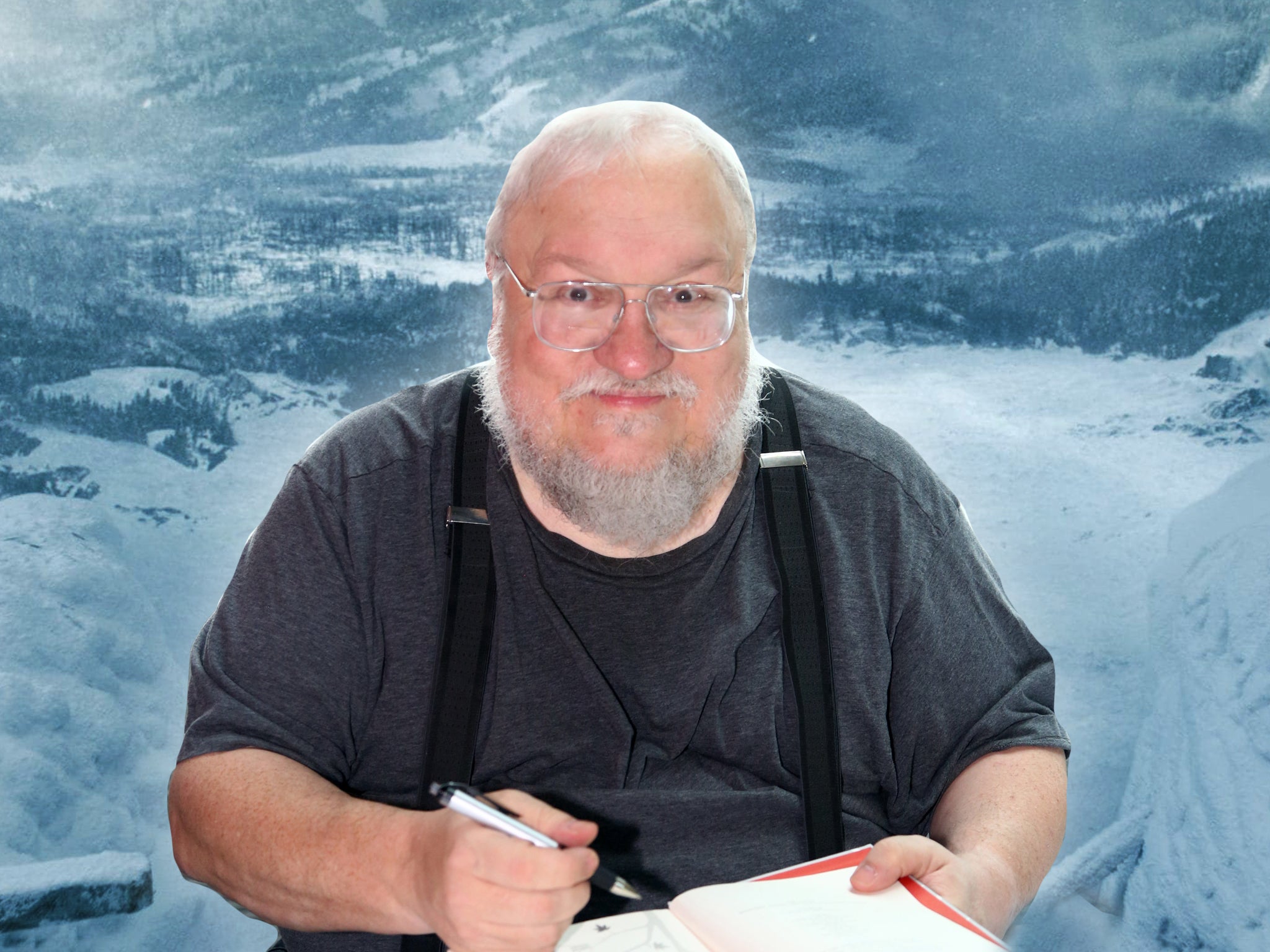 The ‘Game of Thrones’ mastermind with his (ahem) diary