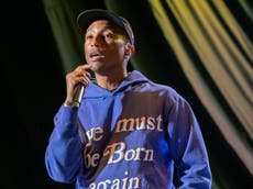 Pharrell Williams pays tribute to cousin Donovon Lynch after he was fatally shot by officer at Virginia Beach