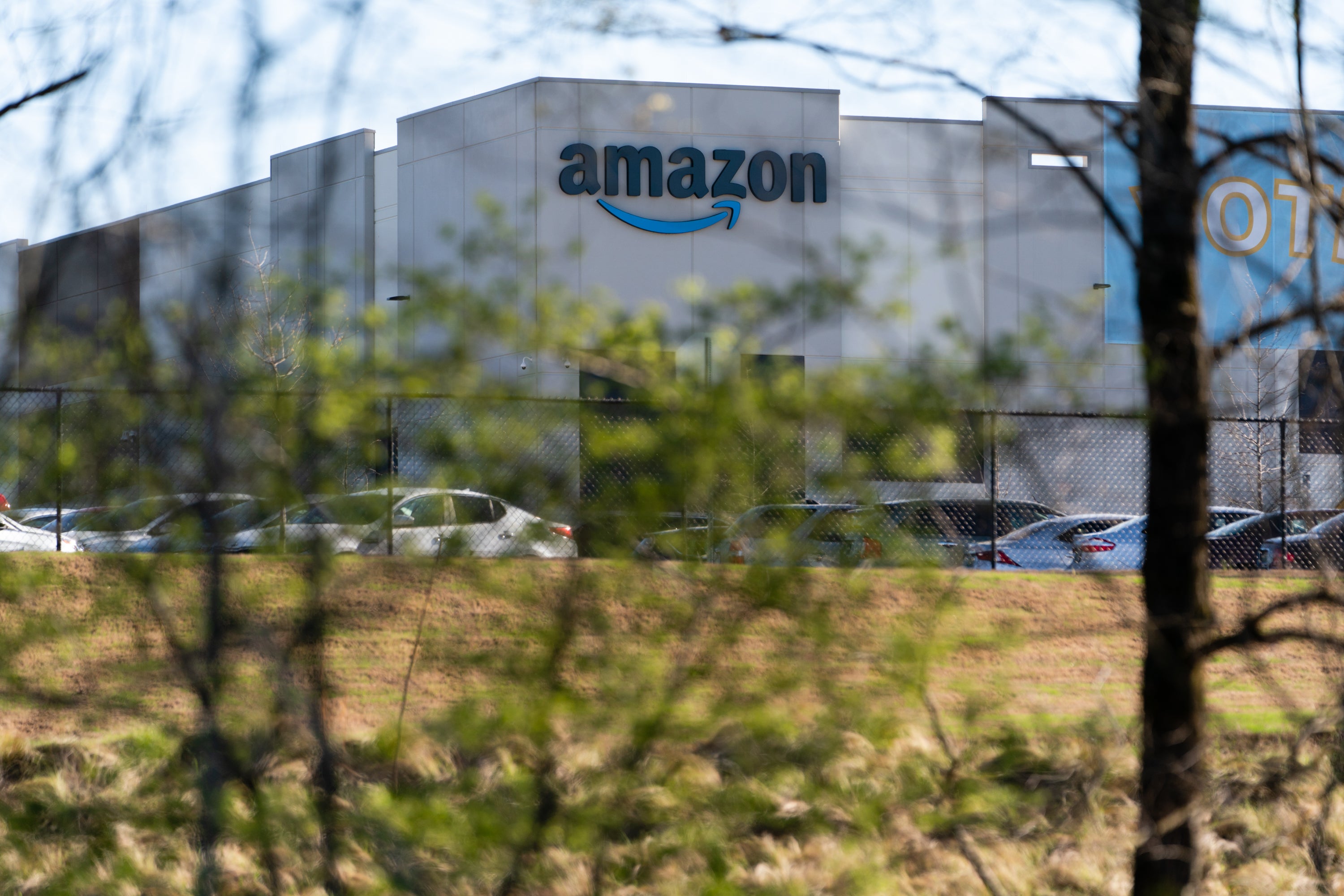 The Amazon fulfillment warehouse at the center of a unionisation drive in Bessemer, Alabama