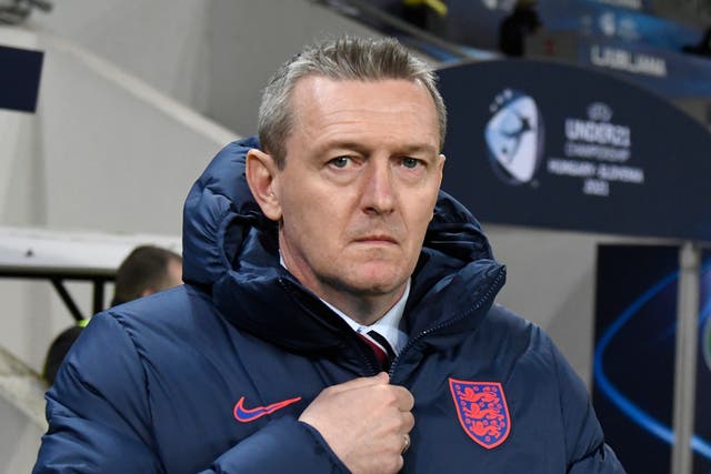 <p>Aidy Boothroyd has left his role as England U21s manager</p>