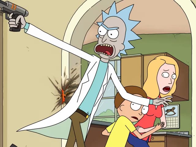 A still from the Rick and Morty season 5 trailer