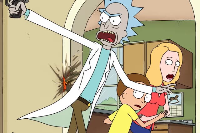 A still from the Rick and Morty season 5 trailer