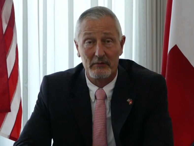<p>Jacques Pitteloud, the Swiss ambassador to the US</p>