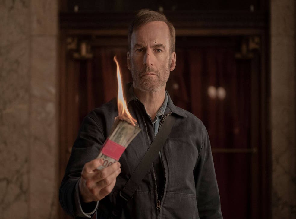 <p>Bob Odenkirk plays a victim of a break-in, an incident that drives him to violent revenge, in ‘Nobody’</p>