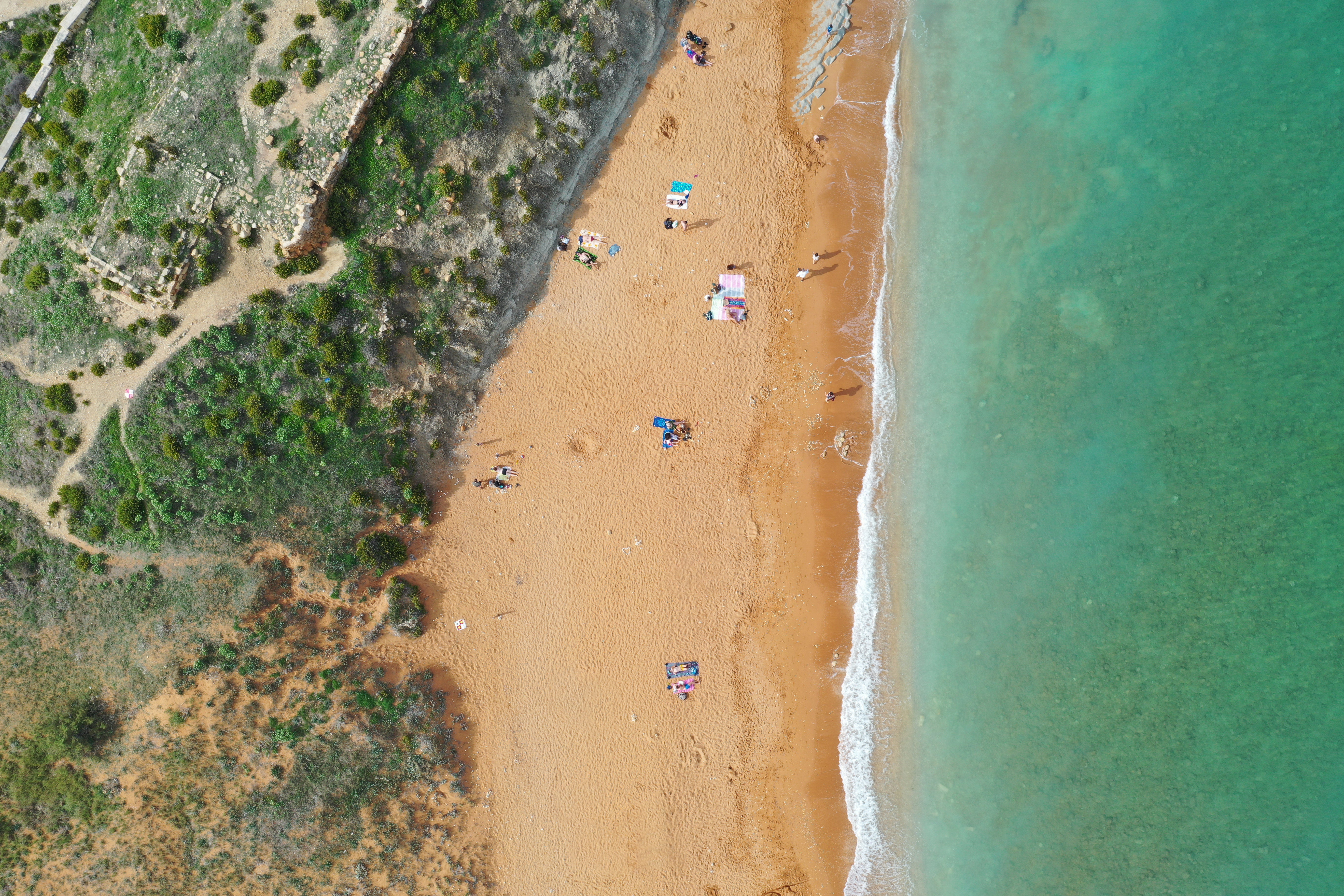 Stretches of sand are found at every turn