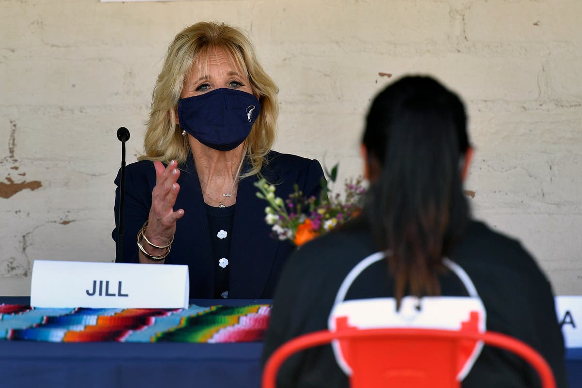 Jill Biden urges farmworkers to get vaccinated in California Pope Francis Central Valley Jill Biden Oval Office Joe Biden