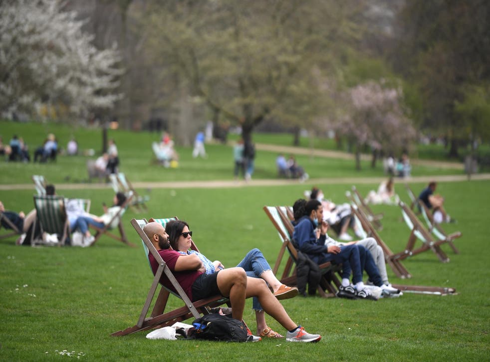 <p>People in England enjoyed warm weather earlier this week as the rules were eased </p>