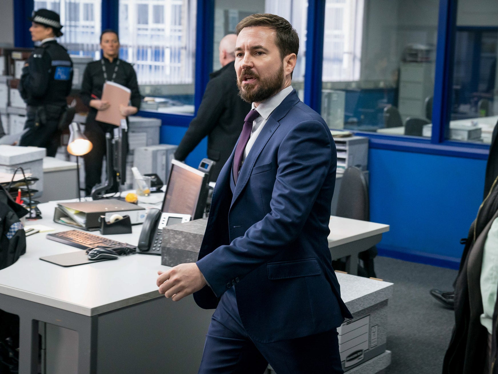 Martin Compston as Steve Arnott in Line of Duty