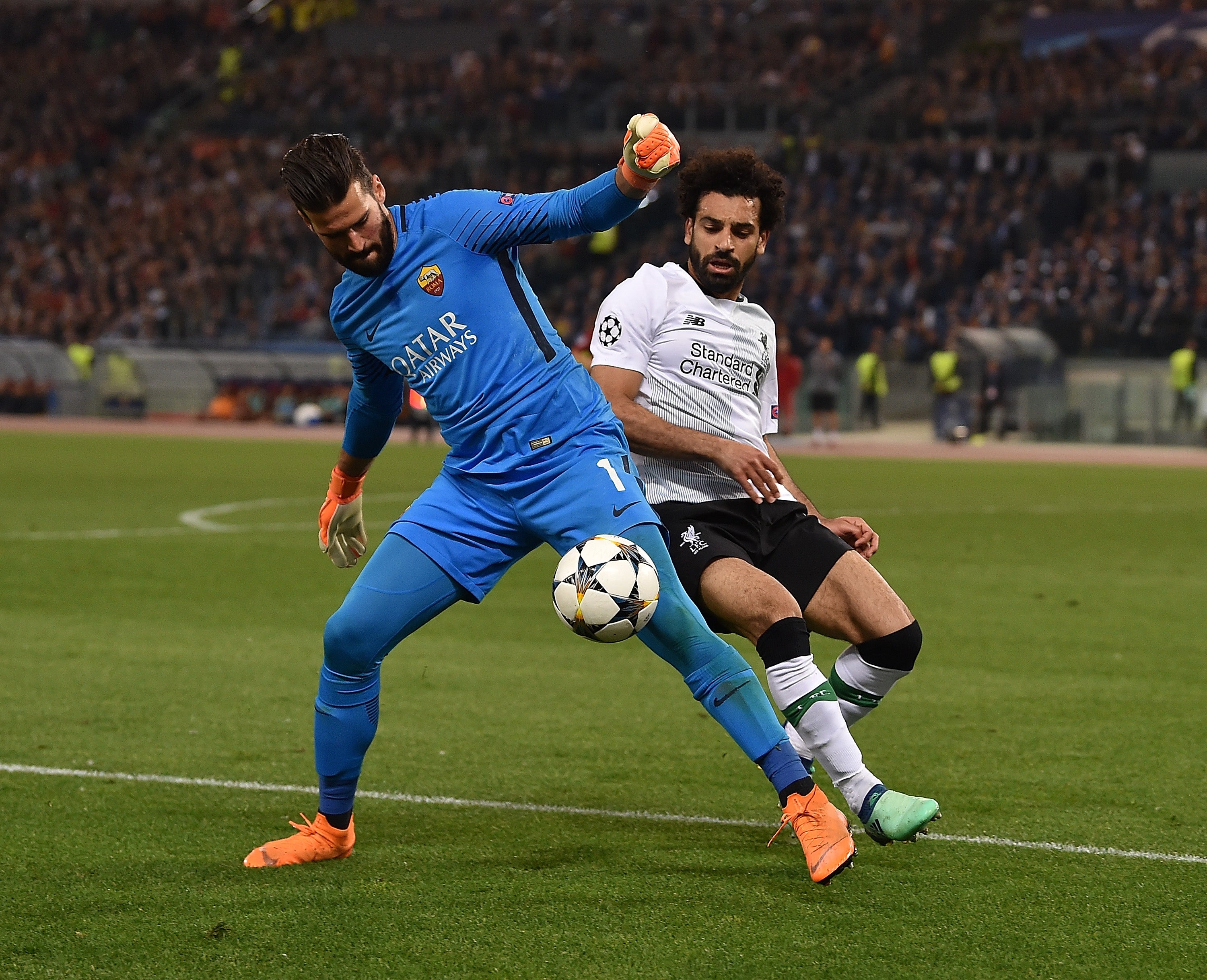Liverpool defeated Roma en route to the 2018 final, before signing the Italian side’s goalkeeper Alisson