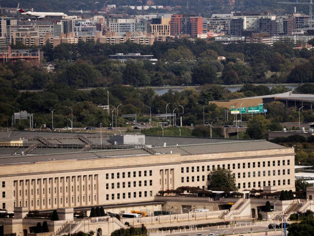<p>The Pentagon building in Arlington, Virginia, US. </p>