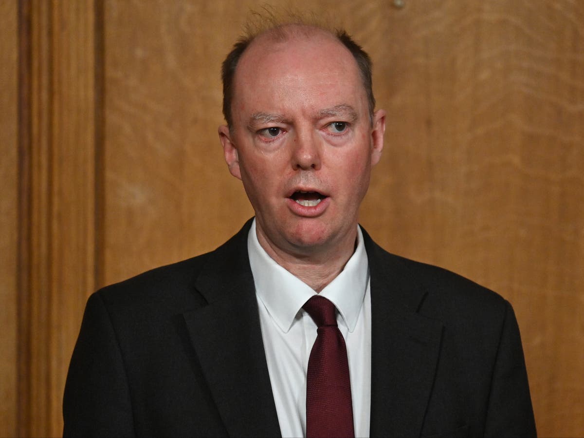 Professor Chris Whitty recalls ‘several really dangerous near misses’ at start of vaccine rollout