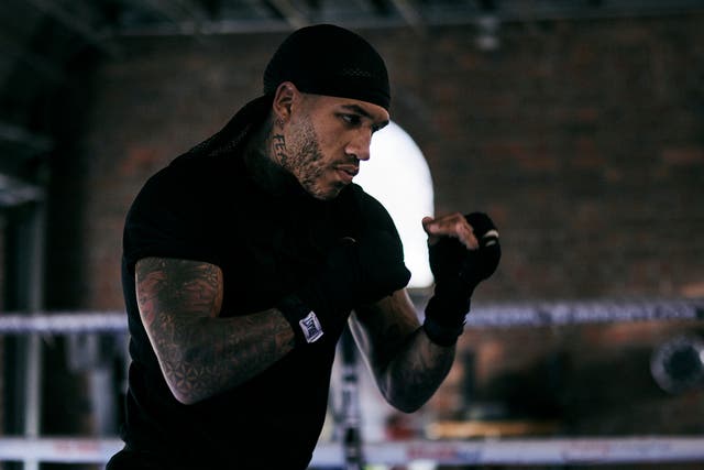 Conor Benn in training ahead of his bout with Samuel Vargas