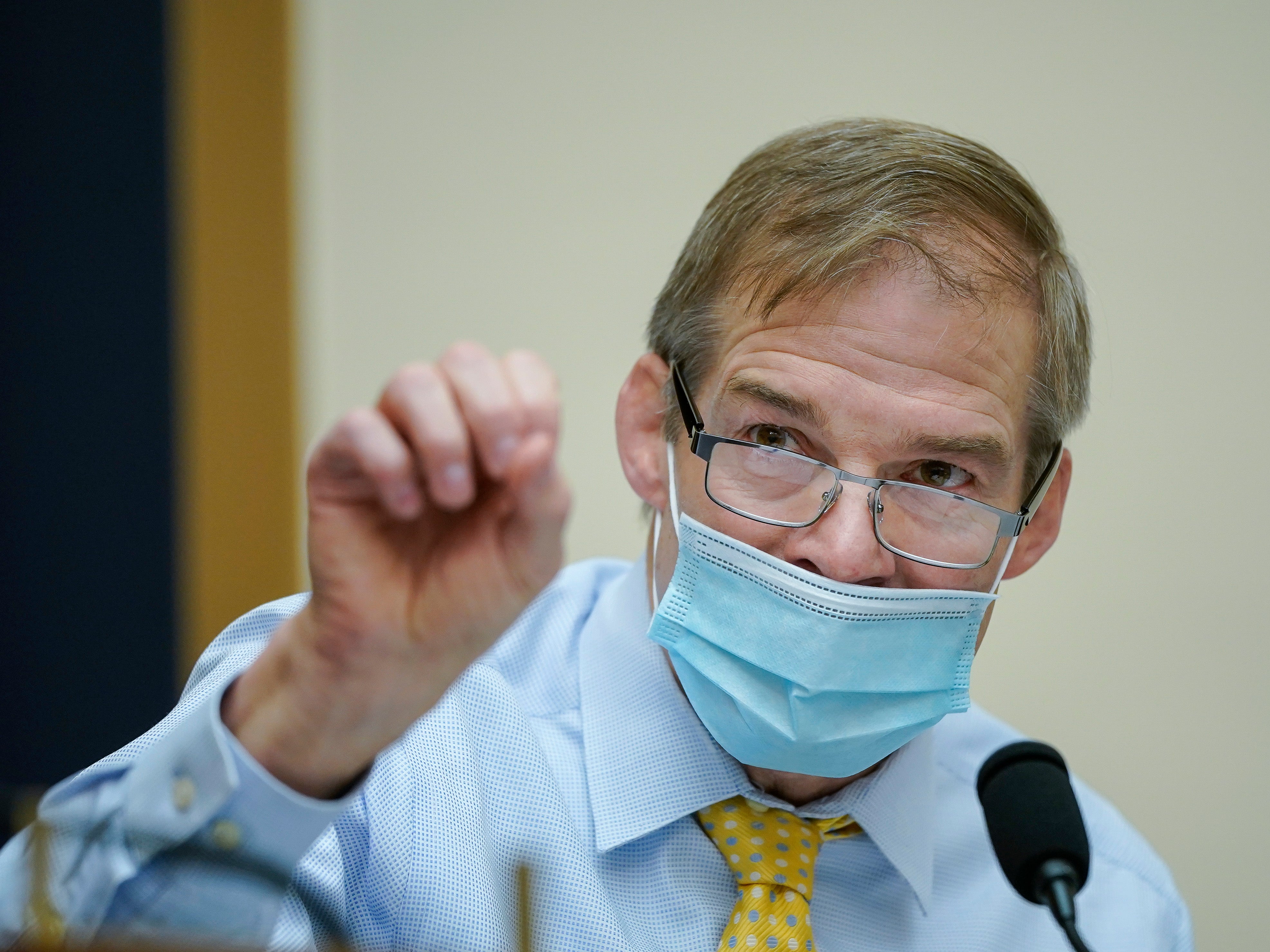 Jim Jordan speaks during a hearing on March 12, 2021 in Washington, DC. 