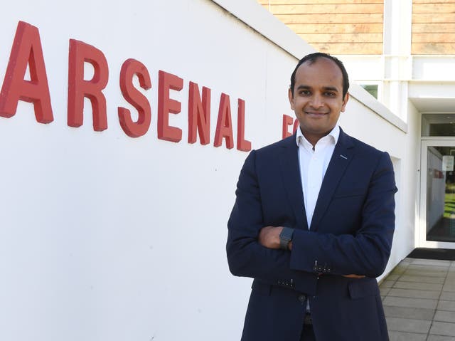 <p>Vinai Venkatesham has been appointed chief executive of Spurs</p>