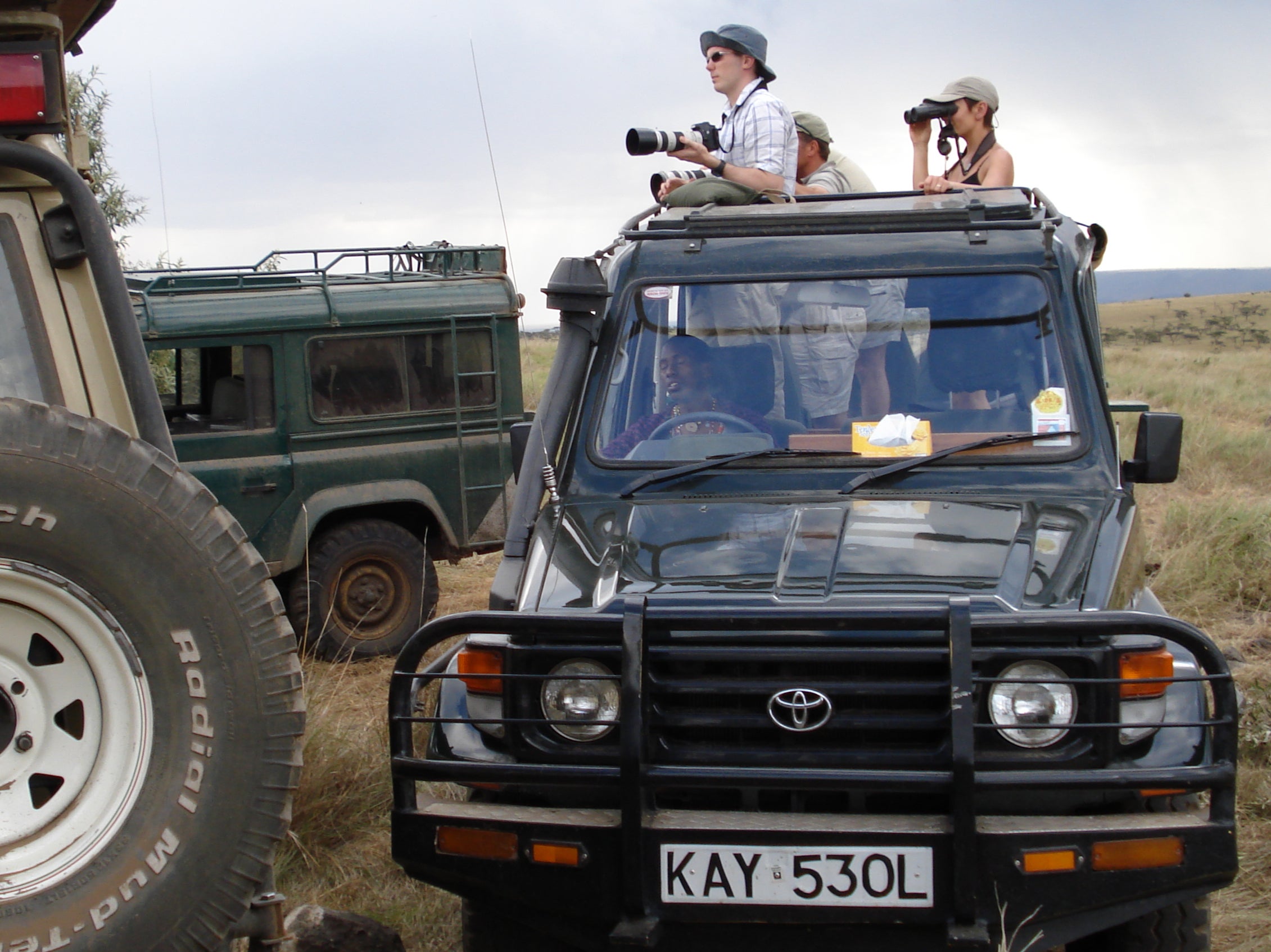 Danger zone? British tourists on safari in Kenya
