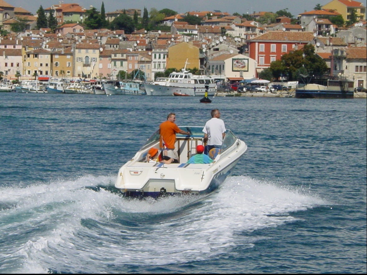Splashing out: Rovinj in Croatia, where British holidaymakers will be welcome with proof of vaccination – or recovery from Covid