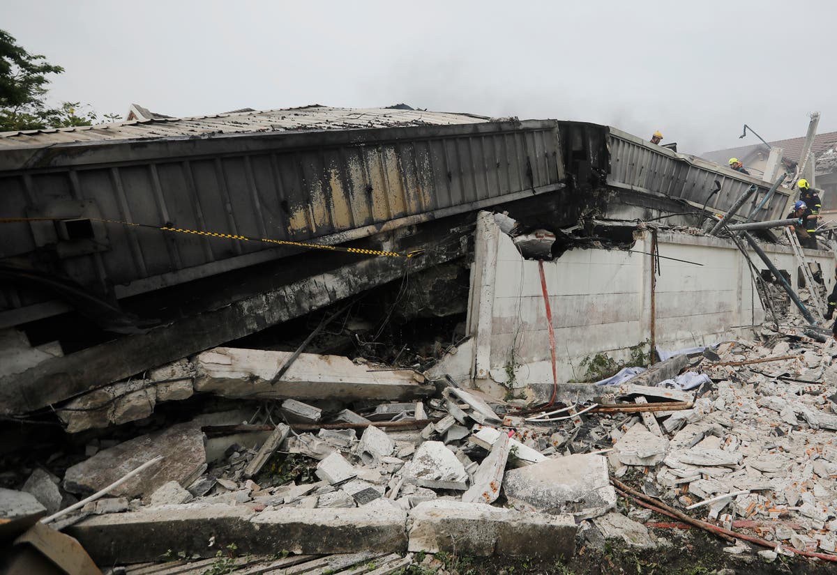 Bangkok home collapses after fire; 3 dead, several trapped