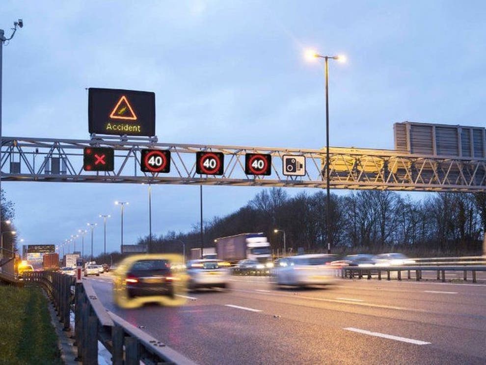 ‘All lane running’ on a smart motorway (in other words, removing the hard shoulder)