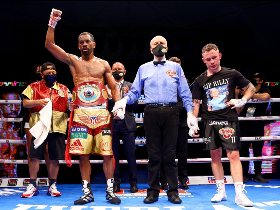 Jamel Herring retains his WBO world title